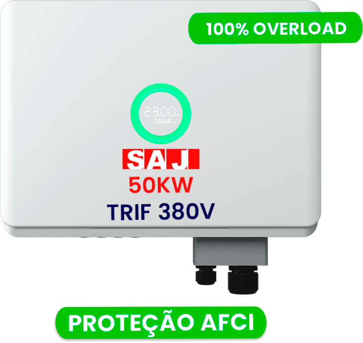 INVERSOR SAJ TRIF AFCI 50K-R6-ON GRID 380V T4
