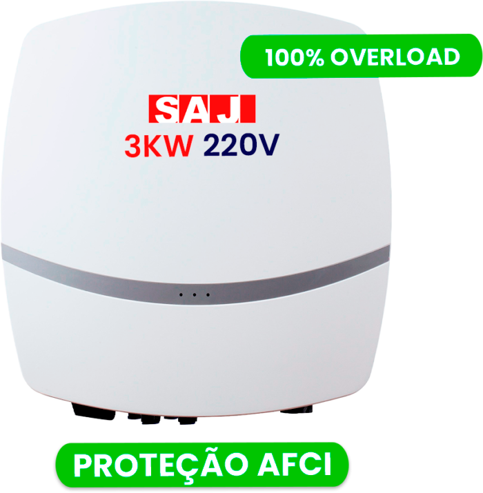 INVERSOR SAJ AFCI 3K-R5-ON-GRID 220V 1MPPT
