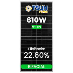 MODULO 610W N-TYPE TSUN BIFACIAL 30MM